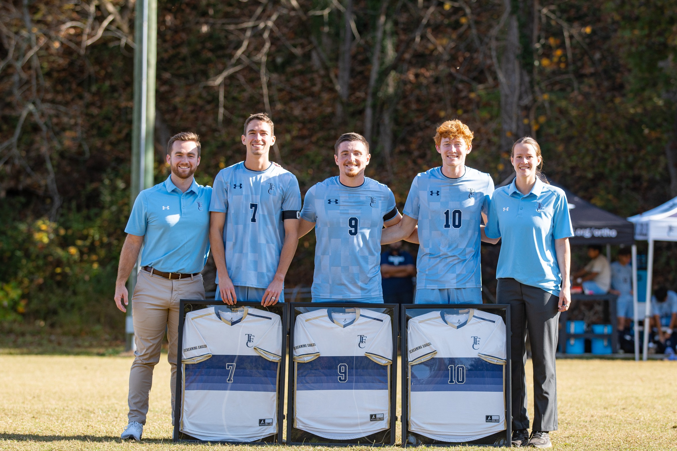 TFC Draws 4-4 with #3 Ranked Grace Christian in Senior Night Thriller